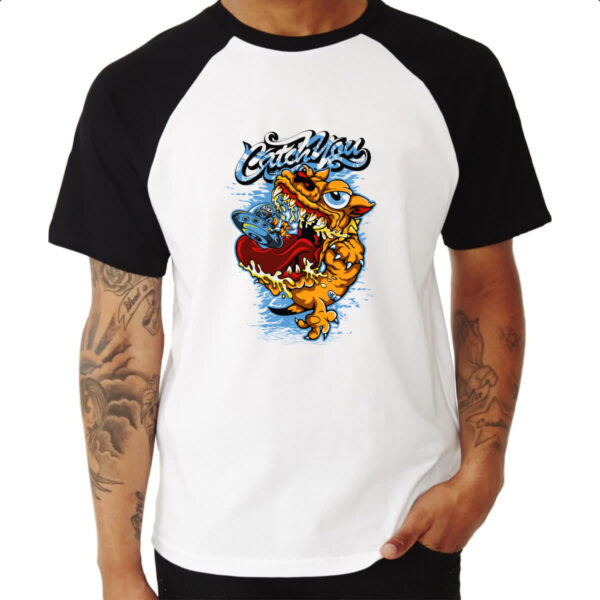 Camiseta Raglan Catch You - Imagem 3