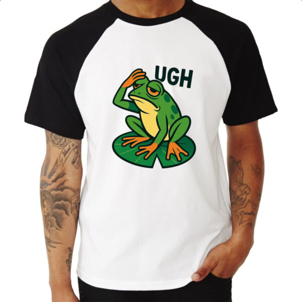 Camiseta Raglan Sapo com enchaqueca - Imagem 3