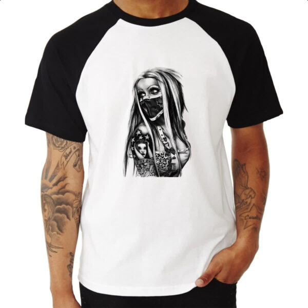 Camiseta Raglan Chicana - Imagem 3