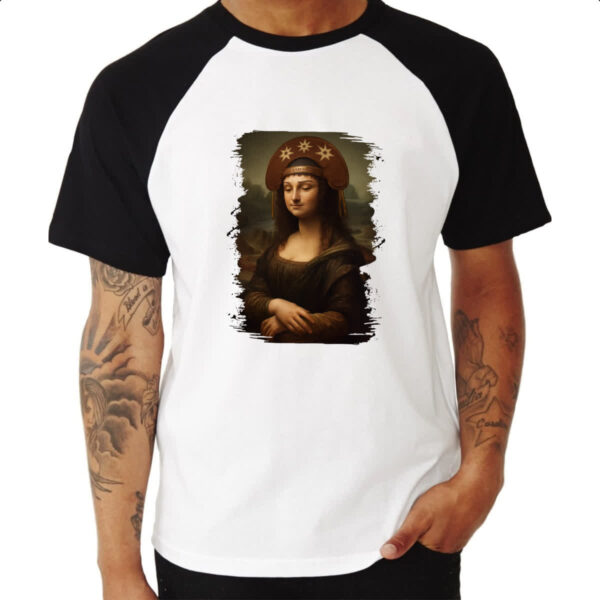 Camiseta Raglan Monalisa Cangaceira - Imagem 3