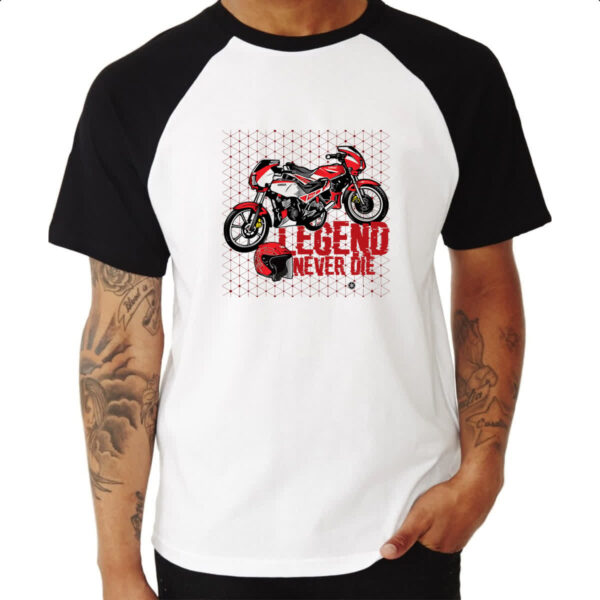Camiseta Raglan RX-Z Legend Never Die - Imagem 3