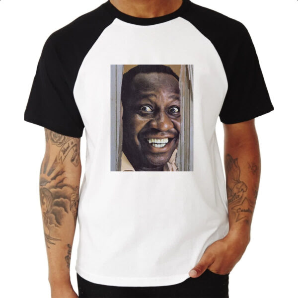 Camiseta Raglan Mussum Meme Iluminadis - Imagem 3