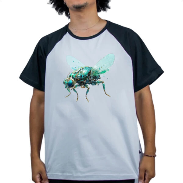 Camiseta Raglan Mosca robo - Imagem 4