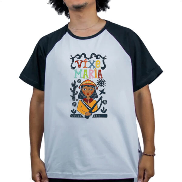 Camiseta Raglan Vixe Maria Bonita - Imagem 4