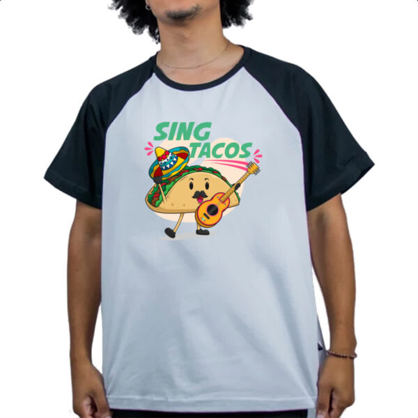 Camiseta Raglan Tacos Cantor - Imagem 4