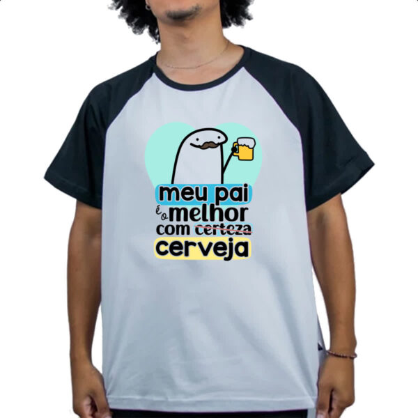 Camiseta Raglan Dia dos Pais Flork Certeza - Imagem 4
