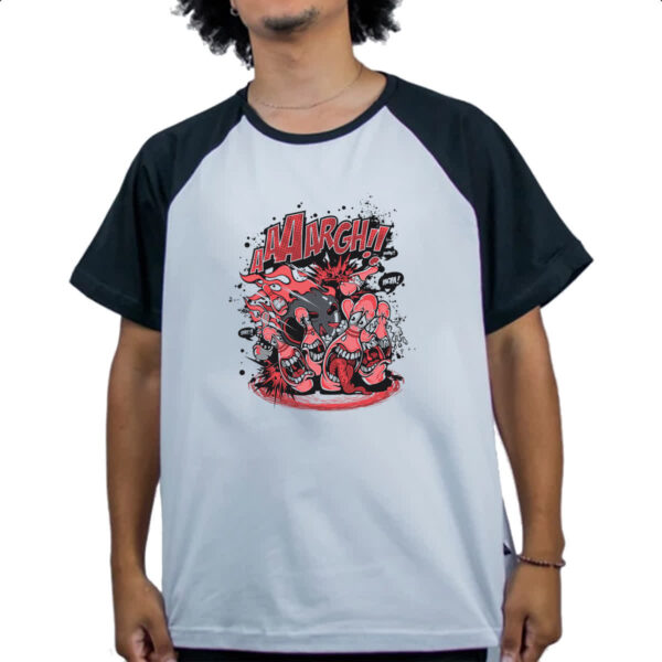 Camiseta Raglan Bolliche Psicodelico - Imagem 4