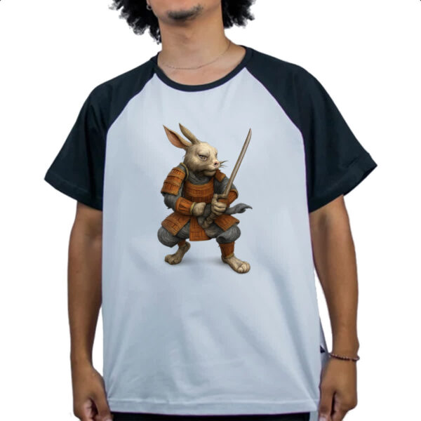 Camiseta Raglan Coelho Samurai - Imagem 4