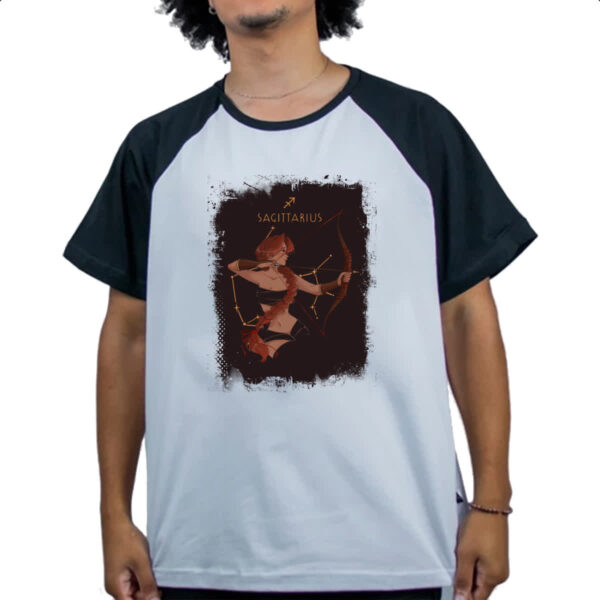 Camiseta Raglan Anime Signo de Sagitario - Imagem 4