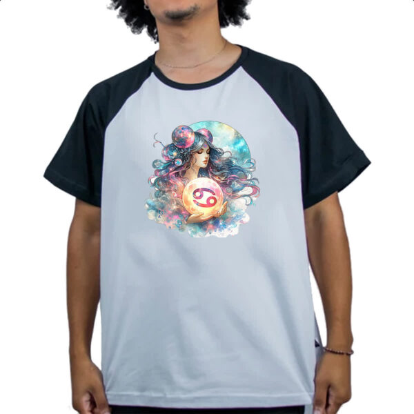 Camiseta Raglan Signo Diva de Cancer - Imagem 4