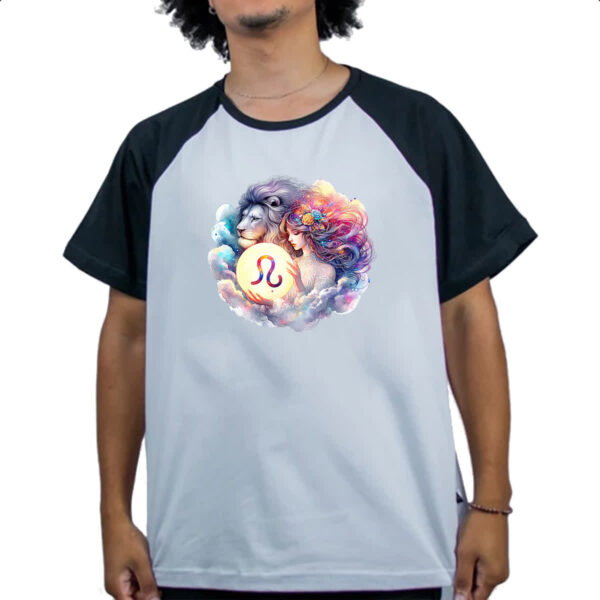 Camiseta Raglan Signo Diva de Leao - Imagem 4