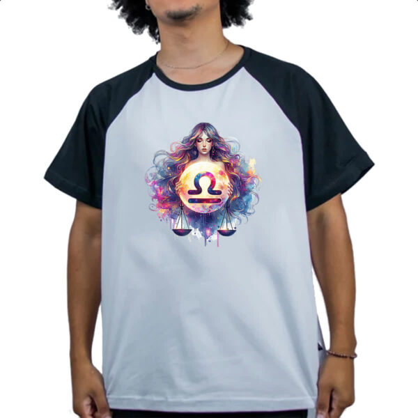 Camiseta Raglan Signo Diva de Libra - Imagem 4