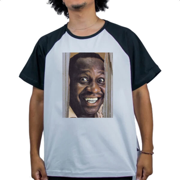 Camiseta Raglan Mussum Meme Iluminadis - Imagem 4