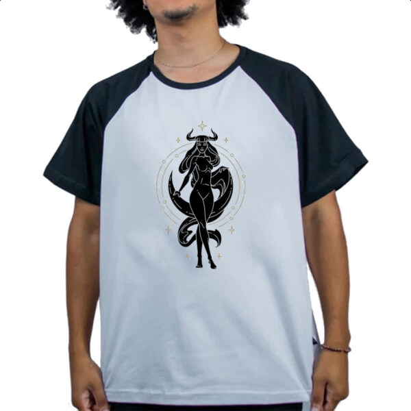 Camiseta Raglan Signo Yoga Touro - Imagem 4