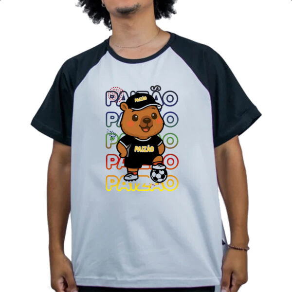 Camiseta Raglan Capivara Paizao Futebol - Imagem 4