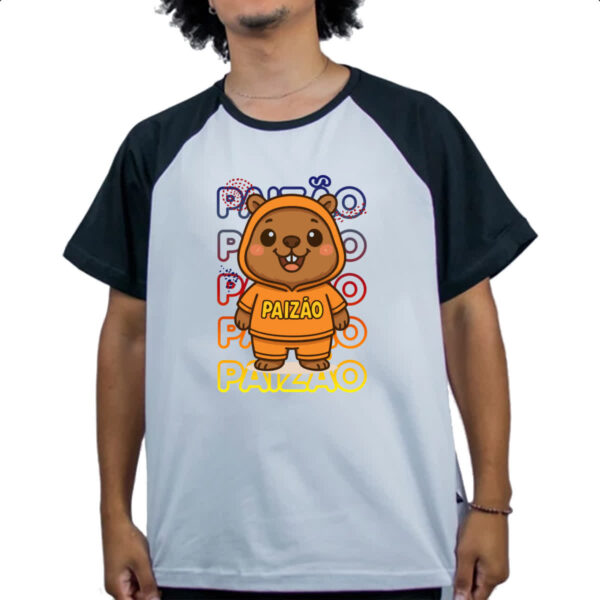 Camiseta Raglan Capivara Paizao Paizao - Imagem 4