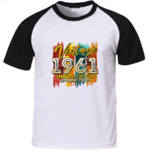 Camiseta Raglan Vintage 1961 Limited Edition