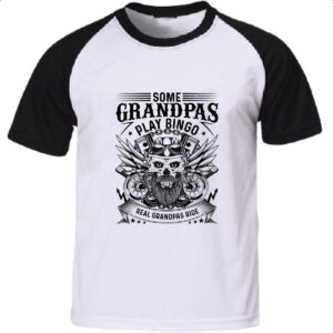 Camiseta Raglan Motorcycle Grandpas