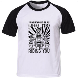 Camiseta Raglan Motorcycle Rinding You