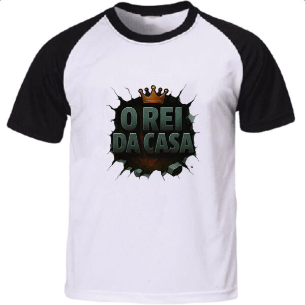 Camiseta Raglan Parede quebrada Rei da Casa