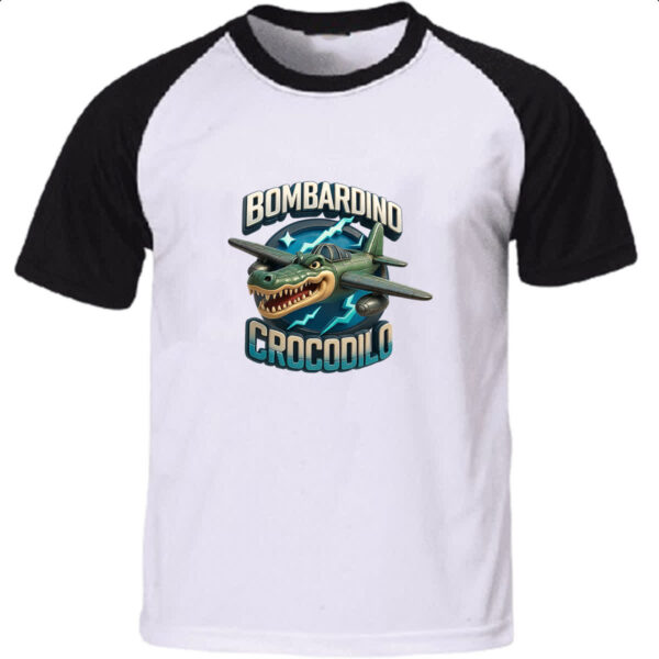 Camiseta Raglan Bombardino Crocodilo