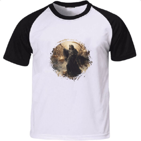 Camiseta Raglan Justica da morte