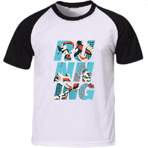 Camiseta Raglan Running Correndo Esporte