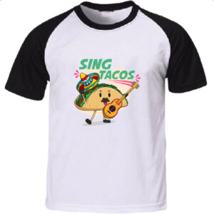 Camiseta Raglan Tacos Cantor
