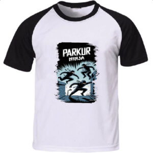 Camiseta Raglan Parkur Ninja