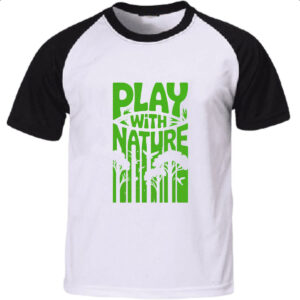 Camiseta Raglan Play with nature