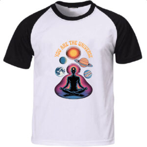Camiseta Raglan You are the universe