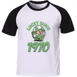 Camiseta Raglan Lucky Since 1970