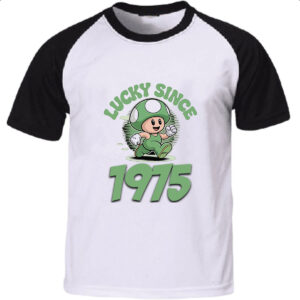 Camiseta Raglan Lucky Since 1975