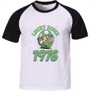 Camiseta Raglan Lucky Since 1976