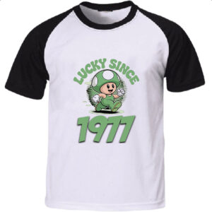Camiseta Raglan Lucky Since 1977