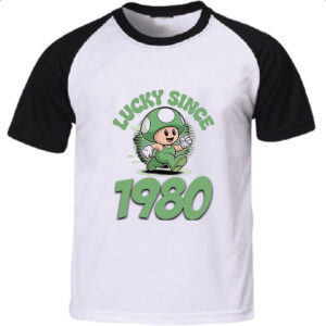 Camiseta Raglan Lucky Since 1980