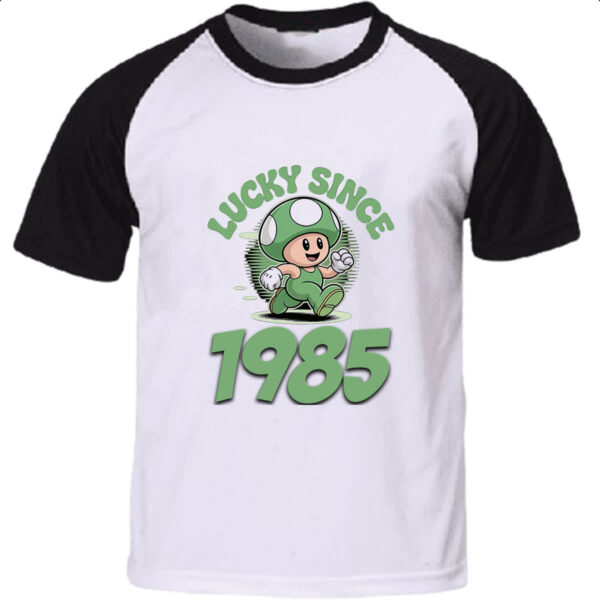 Camiseta Raglan Lucky Since 1985