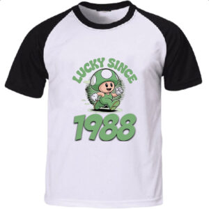 Camiseta Raglan Lucky Since 1988