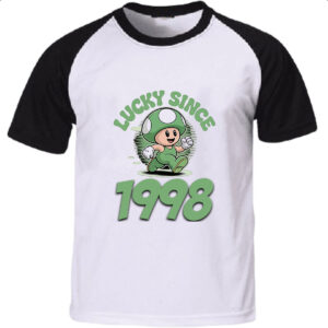 Camiseta Raglan Lucky Since 1998