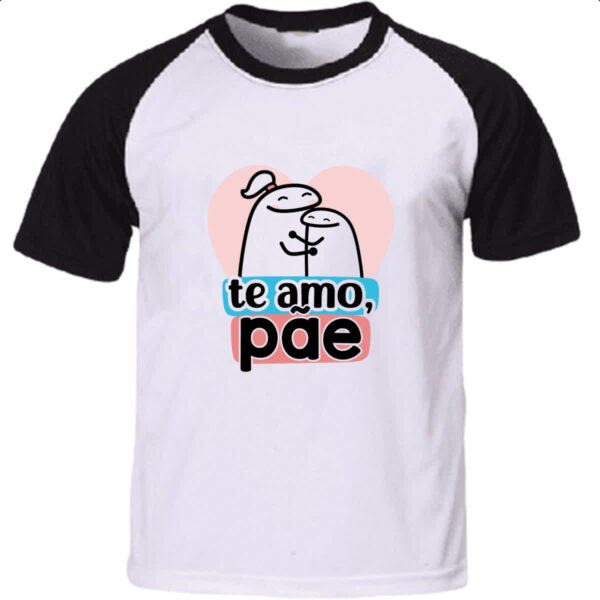 Camiseta Raglan Dia dos Pais Flork Amo Pae