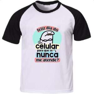 Camiseta Raglan Dia dos Pais Flork Celular