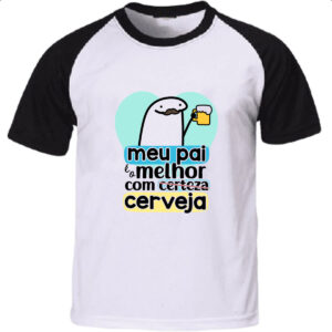 Camiseta Raglan Dia dos Pais Flork Certeza