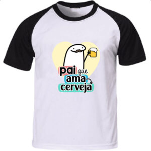 Camiseta Raglan Dia dos Pais Flork Cerveja