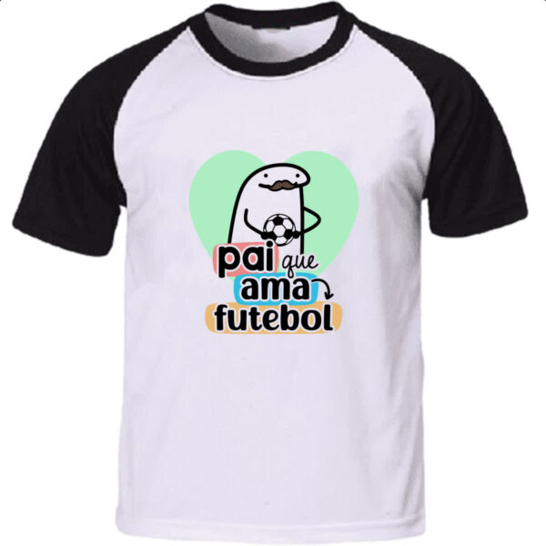Camiseta Raglan Dia dos Pais Flork Futebol