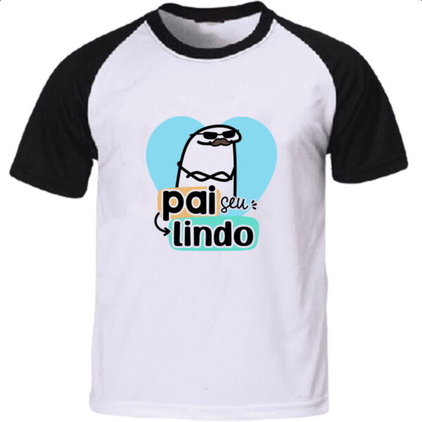 Camiseta Raglan Dia dos Pais Flork Lindo