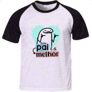 Camiseta Raglan Dia dos Pais Flork Melhor