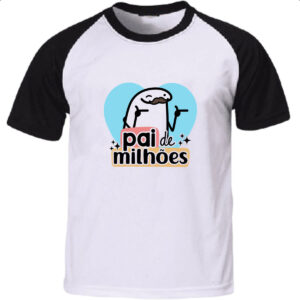 Camiseta Raglan Dia dos Pais Flork Milhoes