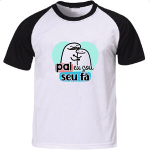 Camiseta Raglan Dia dos Pais Flork Seu Fa