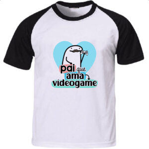 Camiseta Raglan Dia dos Pais Flork Videogame
