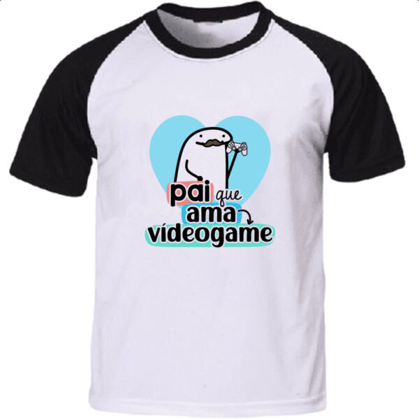 Camiseta Raglan Dia dos Pais Flork Videogame